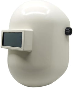 Sugar Scoop White Pipeliner Fiberglass Welding Helmet With Flip Front