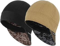 Fullsheild Premium Reversible Welding Cap – 10oz FR Protection, Durable Welders Hood for Men and Women