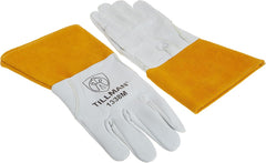 Tillman 1338M Goatskin TIG Welding Gloves - White, Medium