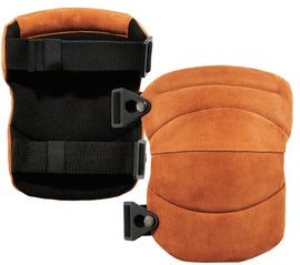 Leather Knee Pads, Heavy Duty, Proflex 230 Brown, One Size