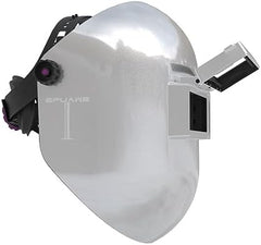 Flip-Up Chopped Fiberglass Sugar-Scoop Welding Helmet, Medium Cut Top & Bottom, Pipeline Welding Hood