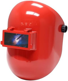 Sugar Scoop White Pipeliner Fiberglass Welding Helmet With Flip Front