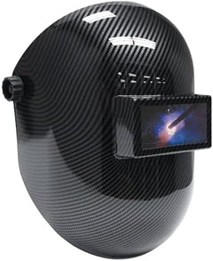 Sugar Scoop White Pipeliner Fiberglass Welding Helmet With Flip Front