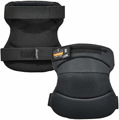 Ergodyne ProFlex 230HL Wide Soft-Cap Knee Pad, Black — All-Day Comfort with Maximum Coverage