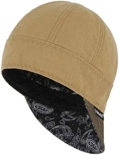 Fullsheild Premium Reversible Welding Cap – 10oz FR Protection, Durable Welders Hood for Men and Women