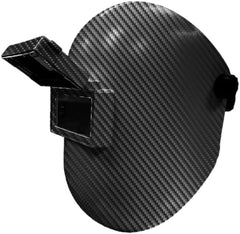 Sugar Scoop White Pipeliner Fiberglass Welding Helmet With Flip Front
