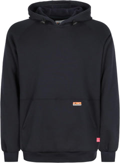 Men's FR Hoodies - 12oz Pullover Fleece Work Sweatshirt, CAT2 Flame-Resistant, Heavyweight, Relaxed Fit, NFPA 2112 Certified, Water & Oil Repellent, 100% Cotton, Shrink Buckle
