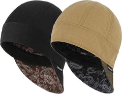 Fullsheild Premium Reversible Welding Cap – 10oz FR Protection, Durable Welders Hood for Men and Women