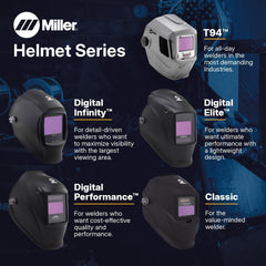Classic Series Welding Helmet, Clearlight™, Shade 8-13, Rise | TIG/MIG; Variable Shade 8-13; HD Optics; Comfortable Headgear