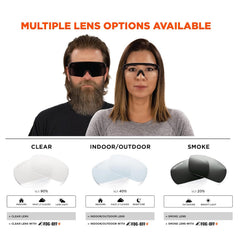 Skullerz Aegir Safety Glasses, ANSI Z87.1+